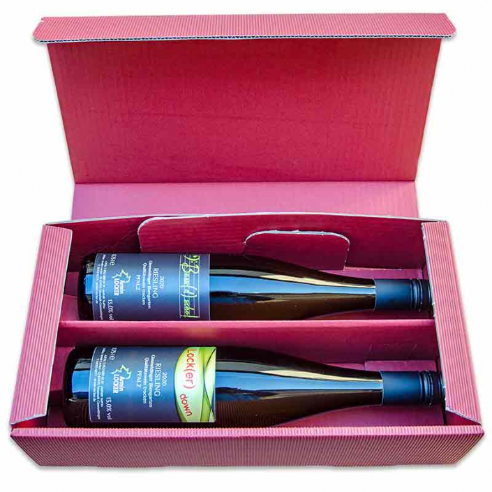 Geschenkkarton mit 2 Flaschen - Armin Locker Wein-Shop